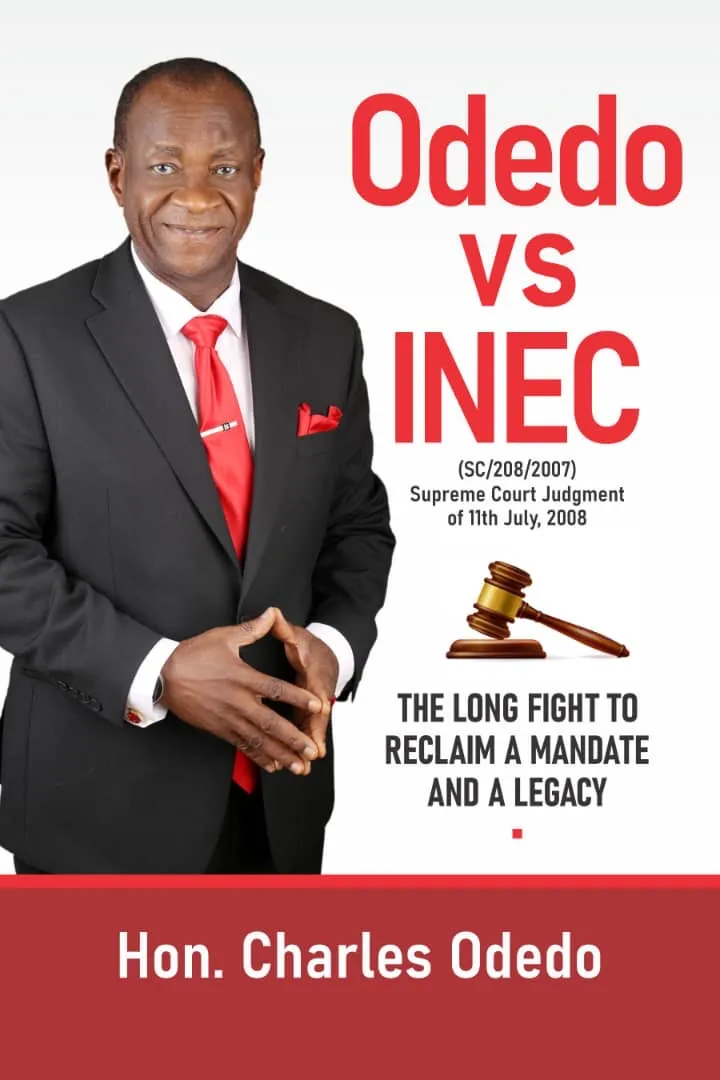 Cover of Odedo vs INEC by Hon. Charles Odedo